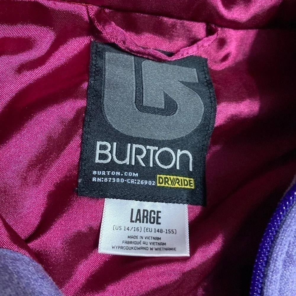 Burton dry ride